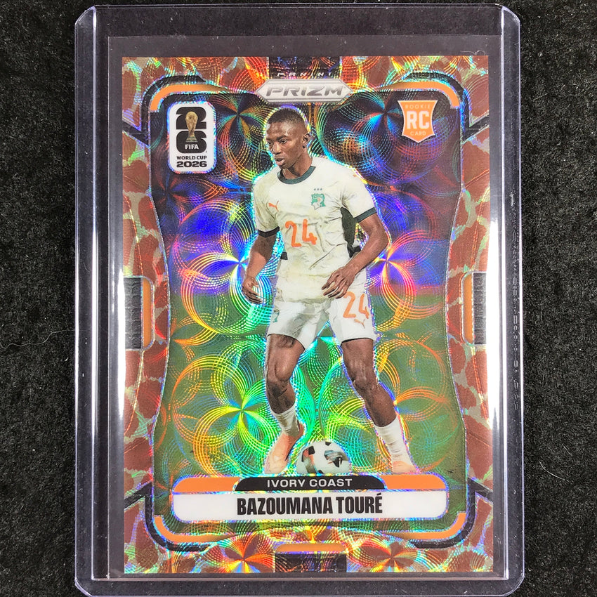 2026 Prizm FIFA World Cup BAZOUMANA TOURE Rookie Choice Giraffe #252