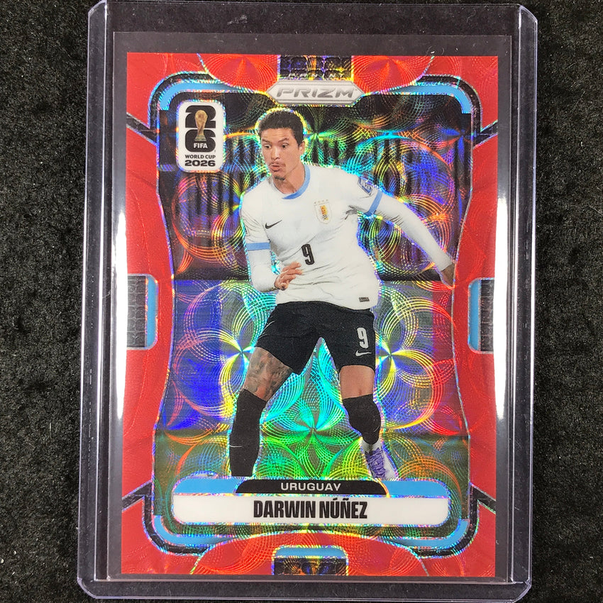 2026 Prizm FIFA World Cup DARWIN NUNEZ Choice Red /85 #120