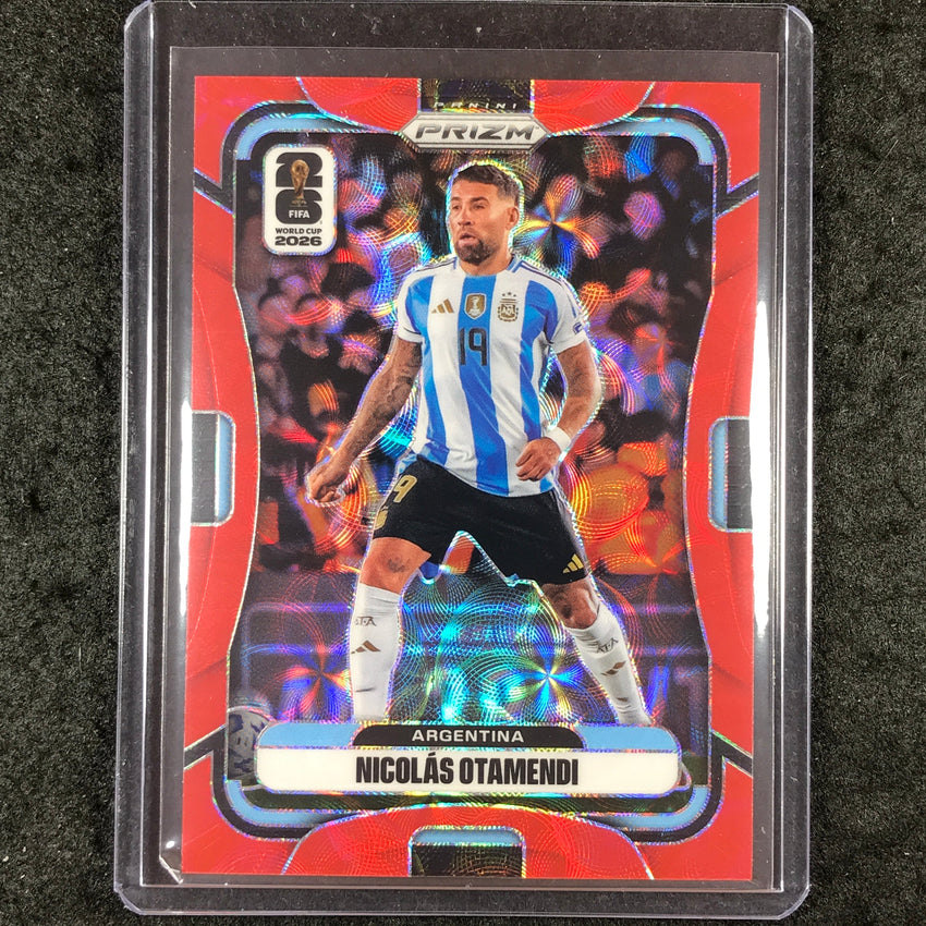 2026 Prizm FIFA World Cup NICOLAS OTAMENDI Choice Red /85 #12