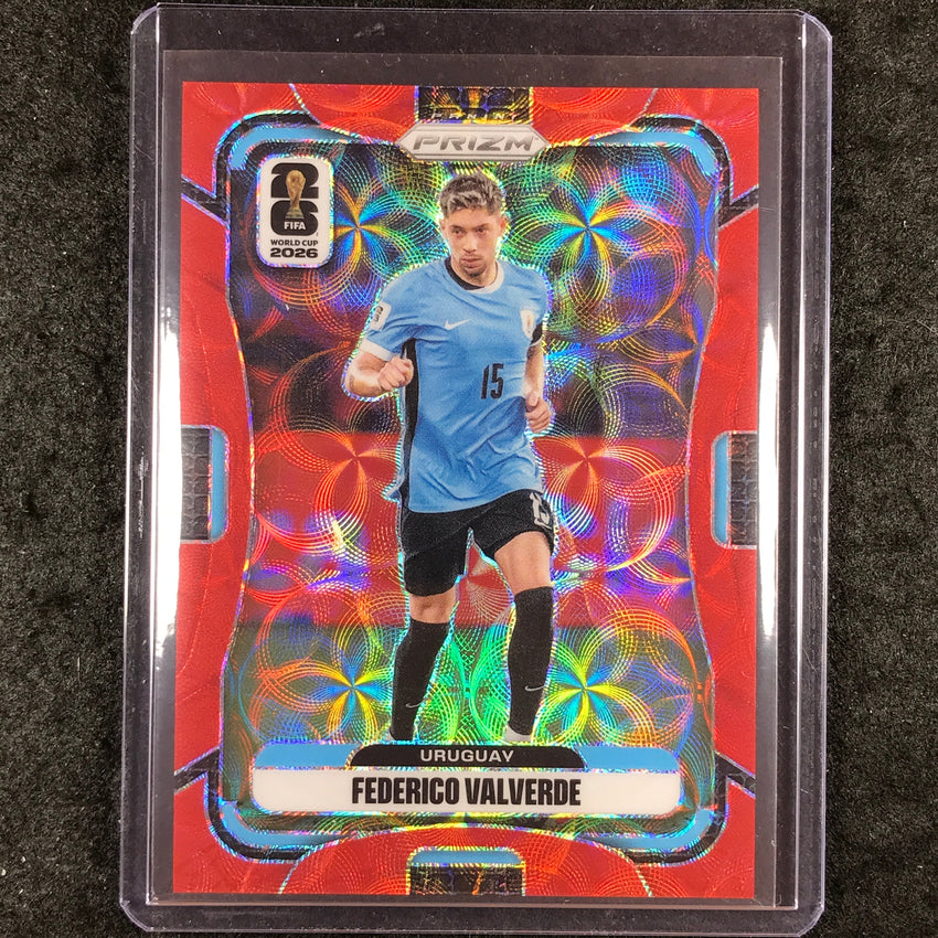 2026 Prizm FIFA World Cup FEDERICO VALVERDE Choice Red /85 #122