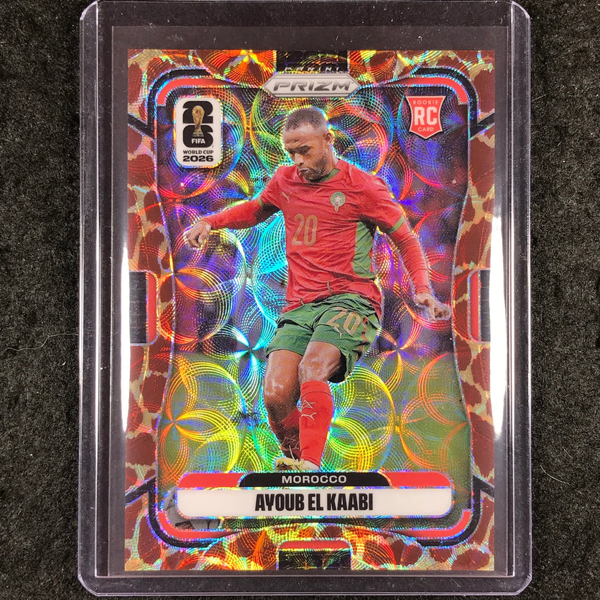 2026 Prizm FIFA World Cup AYOUB EL KAABI Rookie Choice Giraffe #301