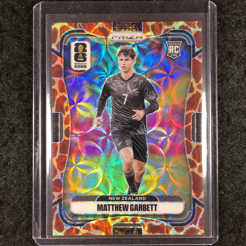 2026 Prizm FIFA World Cup MATTHEW GARBETT Rookie Choice Giraffe #322