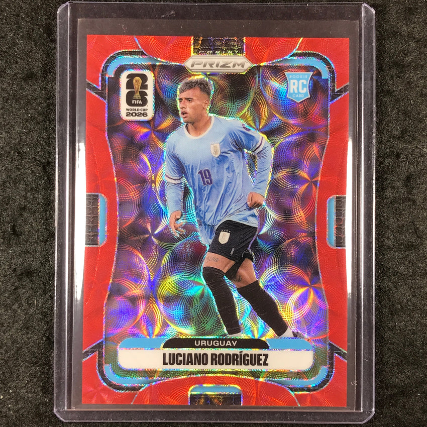 2026 Prizm FIFA World Cup LUCIANO RODRIGUEZ Rookie Choice Red /85 #123