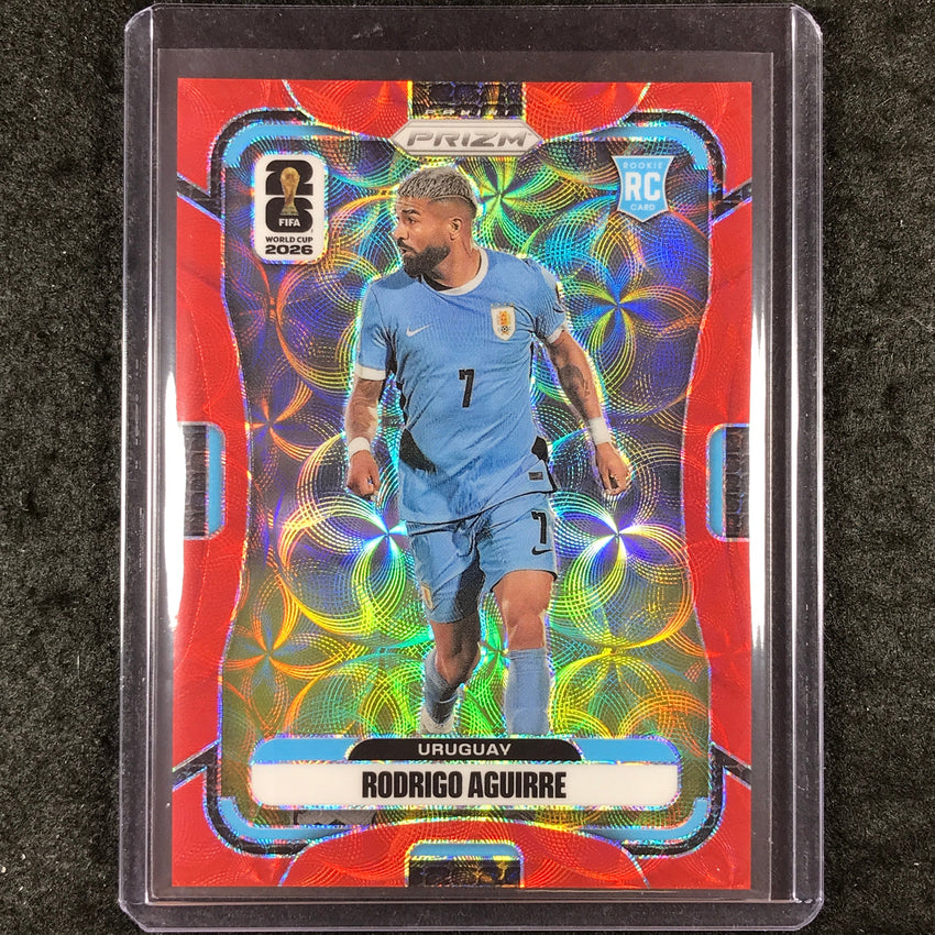 2026 Prizm FIFA World Cup RODRIGO AGUIRRE Rookie Choice Red /85 #125