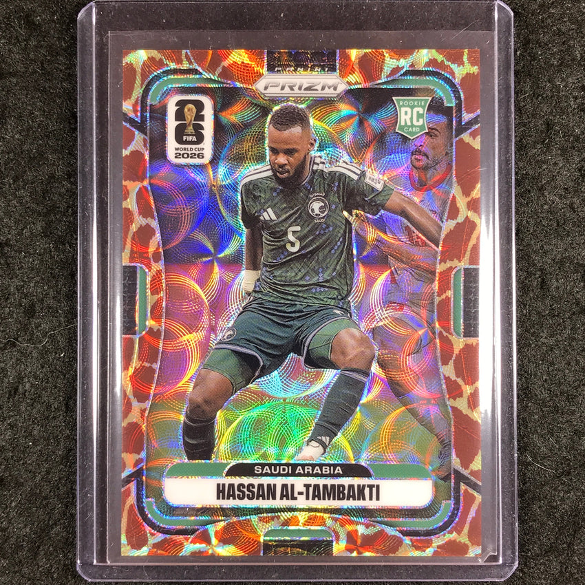 2026 Prizm FIFA World Cup HASSAN AL-TAMBAKTI Rookie Choice Giraffe #382