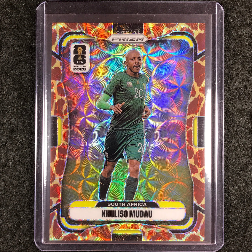 2026 Prizm FIFA World Cup KHULISO MUDAU Choice Giraffe #413