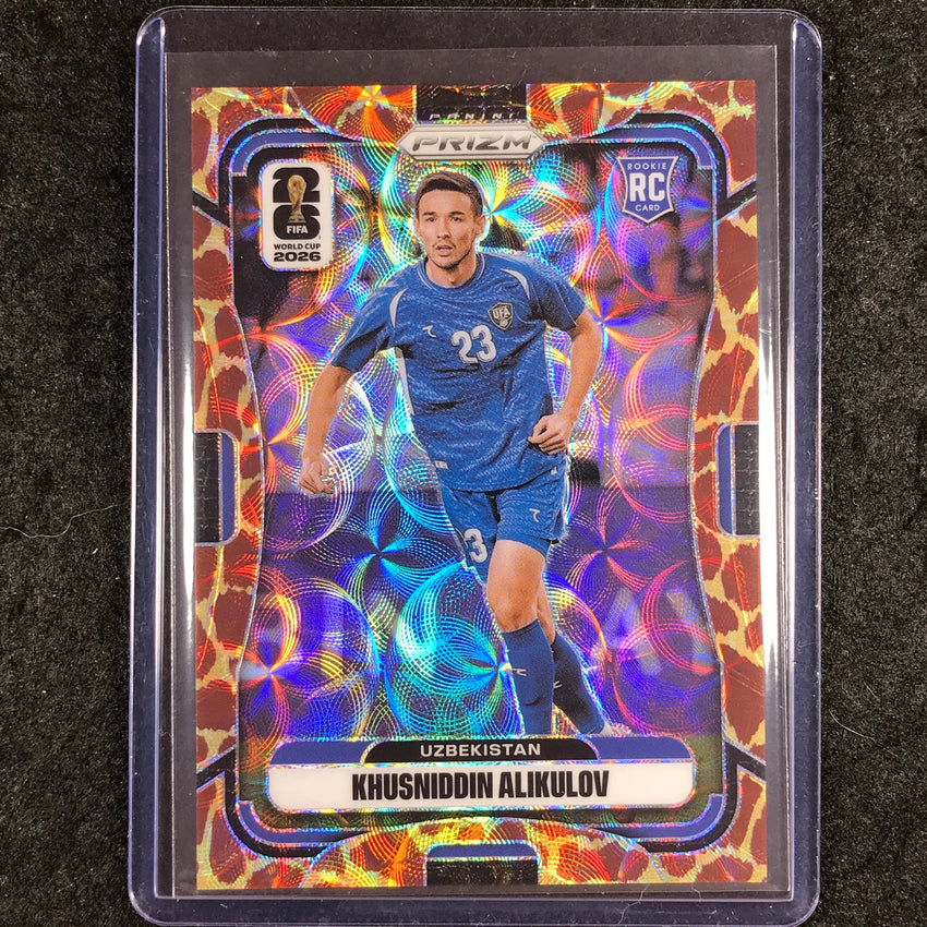2026 Prizm FIFA World Cup KHUSNIDDIN ALIKULOV Rookie Choice Giraffe #452