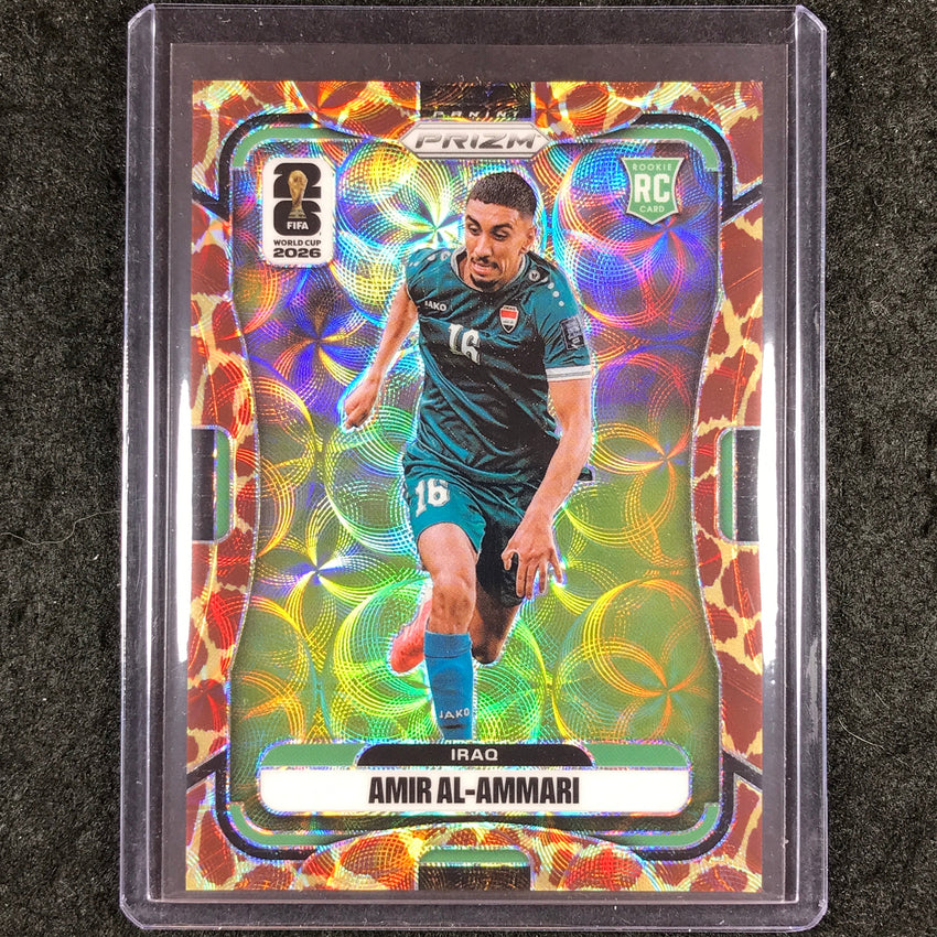 2026 Prizm FIFA World Cup AMIR AL-AMMARI Rookie Choice Giraffe #454