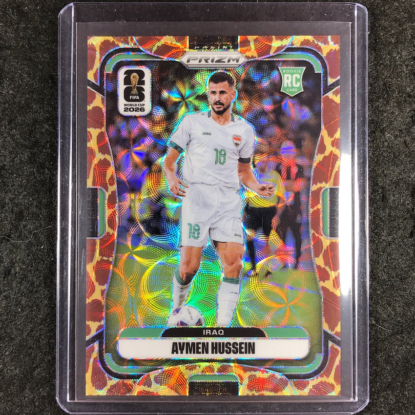 2026 Prizm FIFA World Cup AYMEN HUSSEIN Rookie Choice Giraffe #457