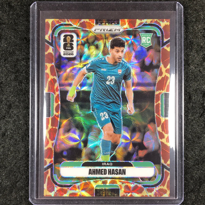 2026 Prizm FIFA World Cup AHMED HASAN Rookie Choice Giraffe #459