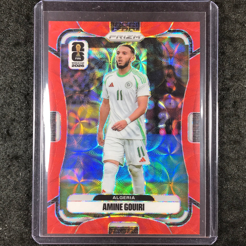 2026 Prizm FIFA World Cup AMINE GOUIRI Choice Red /85 #130
