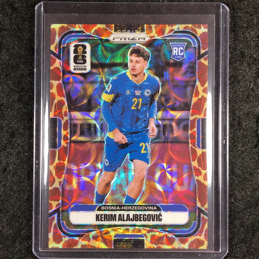 2026 Prizm FIFA World Cup KERIM ALAJBEGOVIC Rookie Choice Giraffe #475