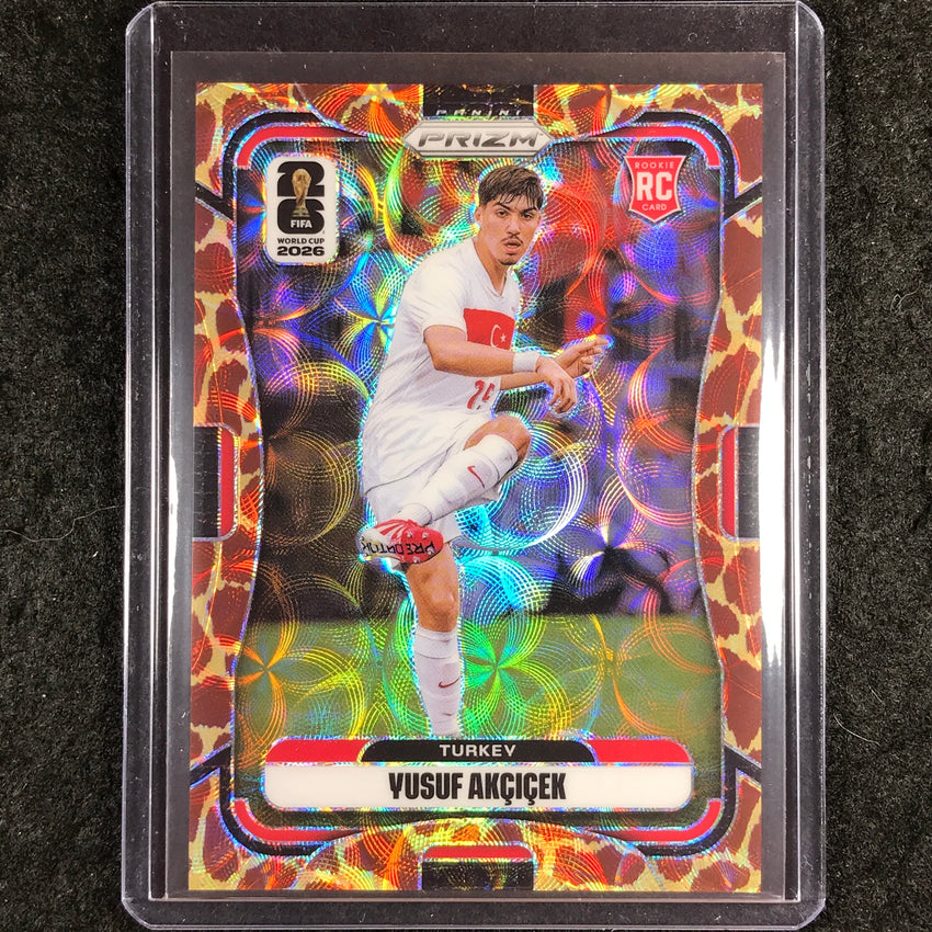 2026 Prizm FIFA World Cup YUSUF AKCICEK Rookie Choice Giraffe #491