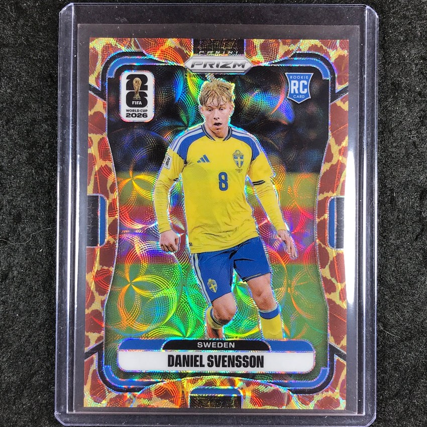 2026 Prizm FIFA World Cup DANIEL SVENSSON Rookie Choice Giraffe #500