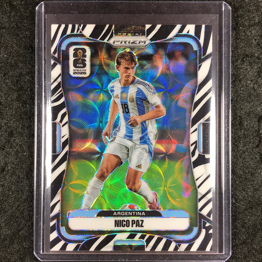 2026 Prizm FIFA World Cup NICO PAZ Choice Zebra #4
