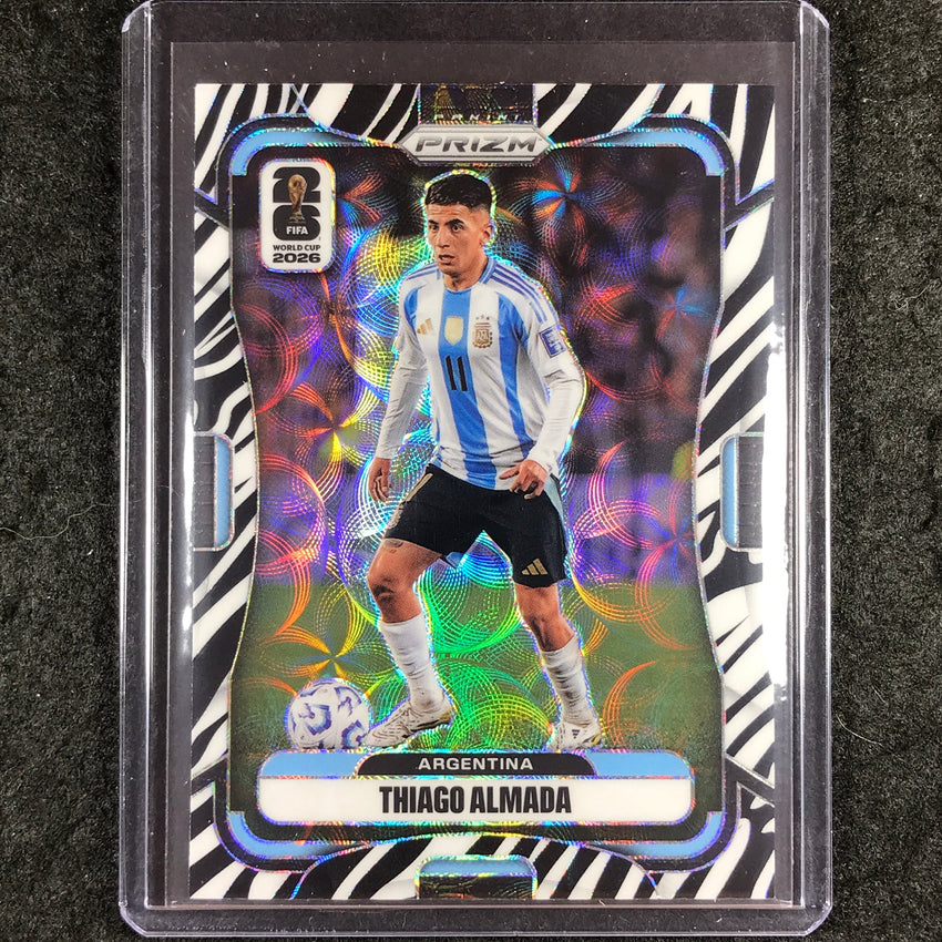 2026 Prizm FIFA World Cup THIAGO ALMADA Choice Zebra #11
