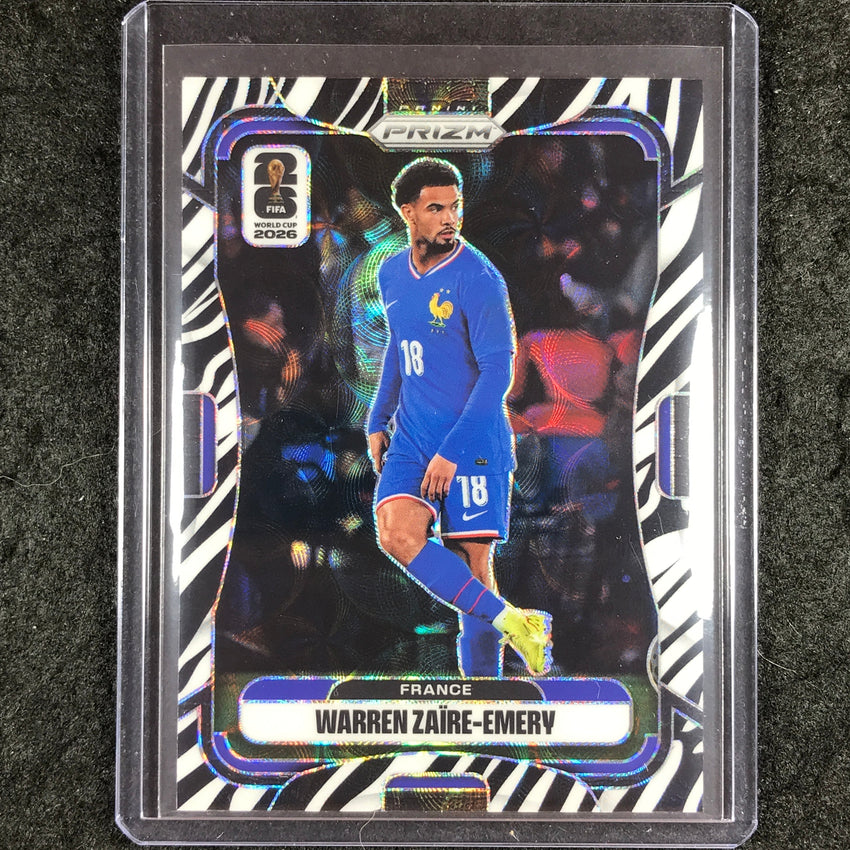 2026 Prizm FIFA World Cup WARREN ZAIRE-EMERY Choice Zebra #33