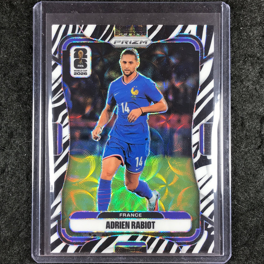 2026 Prizm FIFA World Cup ADRIEN RABIOT Choice Zebra #38