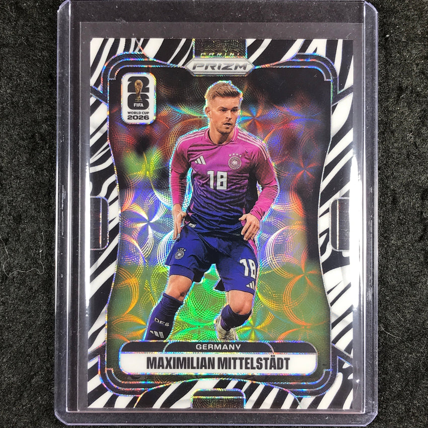 2026 Prizm FIFA World Cup MAXIMILIAN MITTELSTADT Choice Zebra #47