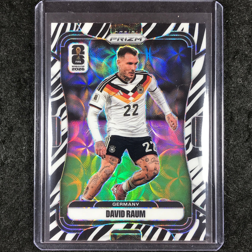 2026 Prizm FIFA World Cup DAVID RAUM Choice Zebra #52