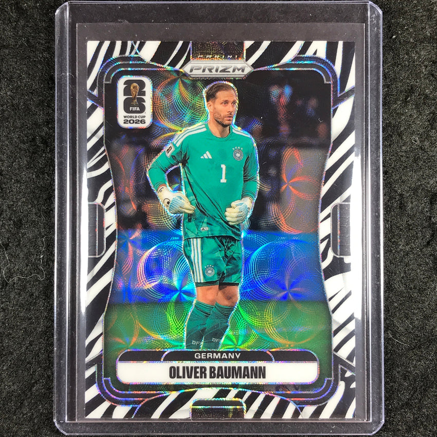 2026 Prizm FIFA World Cup OLIVER BAUMANN Choice Zebra #54