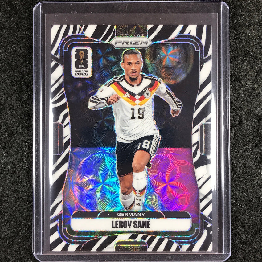 2026 Prizm FIFA World Cup LEROY SANE Choice Zebra #57