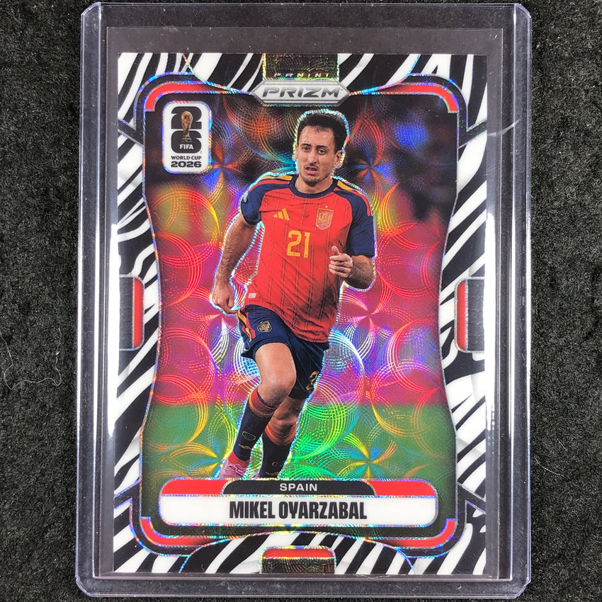 2026 Prizm FIFA World Cup MIKEL OYARZABAL Choice Zebra #75