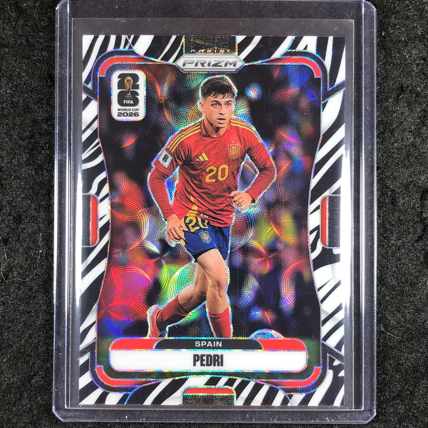 2026 Prizm FIFA World Cup PEDRI Choice Zebra #80
