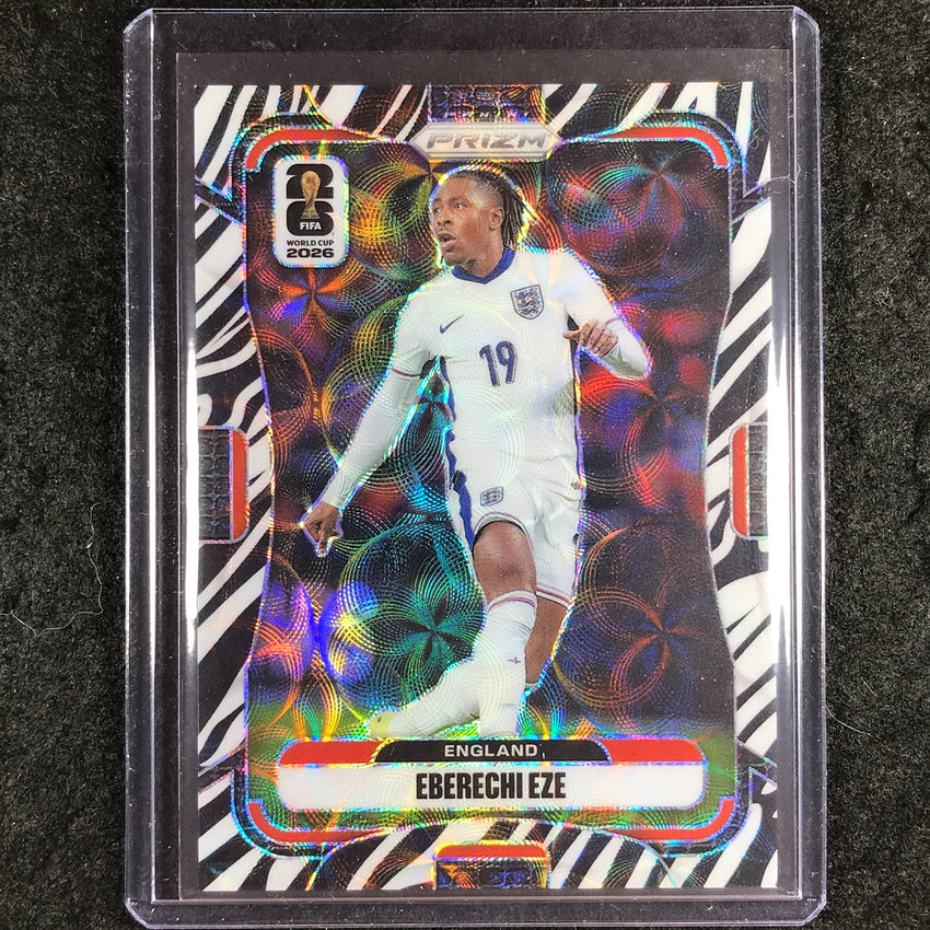 2026 Prizm FIFA World Cup EBERECHI EZE Choice Zebra #102