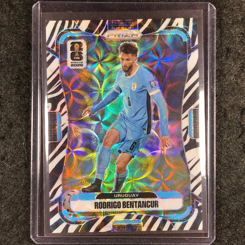 2026 Prizm FIFA World Cup RODRIGO BENTANCUR Choice Zebra #121