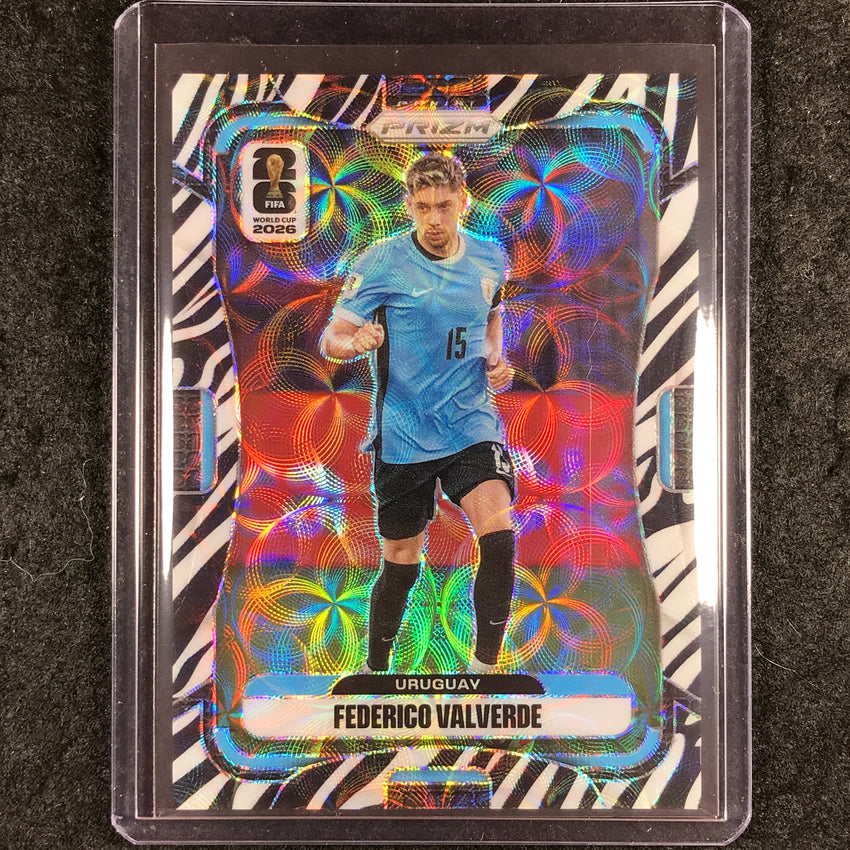 2026 Prizm FIFA World Cup FEDERICO VALVERDE Choice Zebra #122