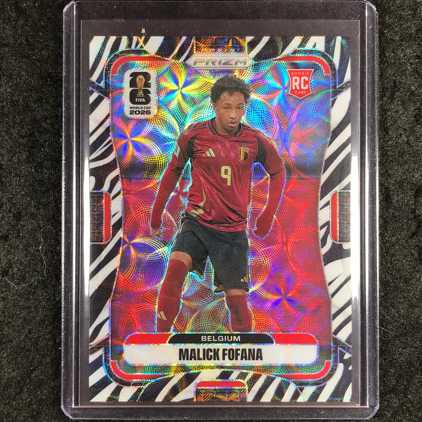 2026 Prizm FIFA World Cup MALICK FOFANA Rookie Choice Zebra #154