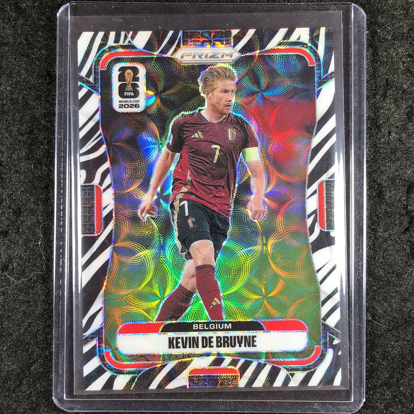 2026 Prizm FIFA World Cup KEVIN DE BRUYNE Choice Zebra #157