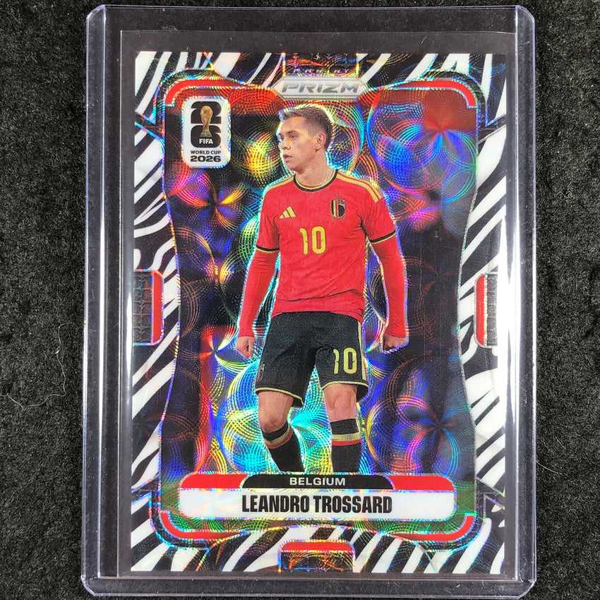 2026 Prizm FIFA World Cup LEANDRO TROSSARD Choice Zebra #159
