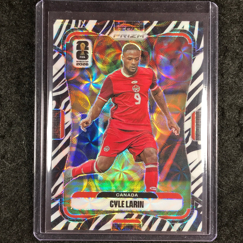 2026 Prizm FIFA World Cup CYLE LARIN Choice Zebra #164