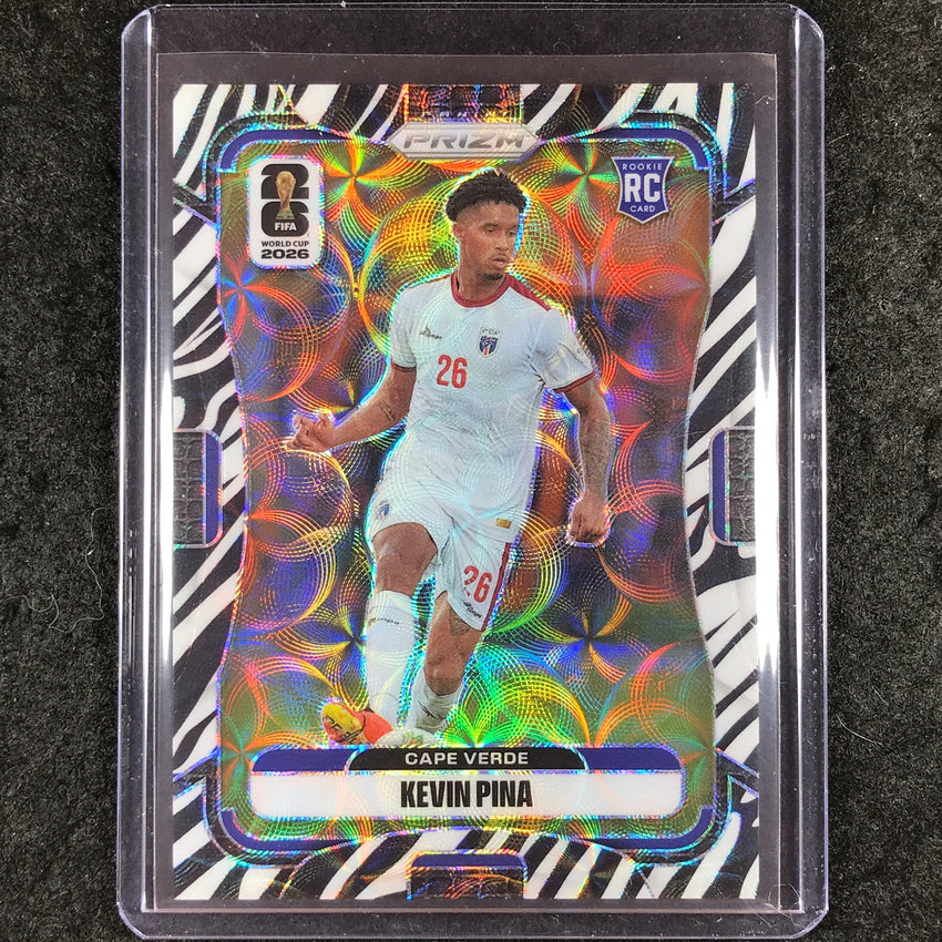 2026 Prizm FIFA World Cup KEVIN PINA Rookie Choice Zebra #174