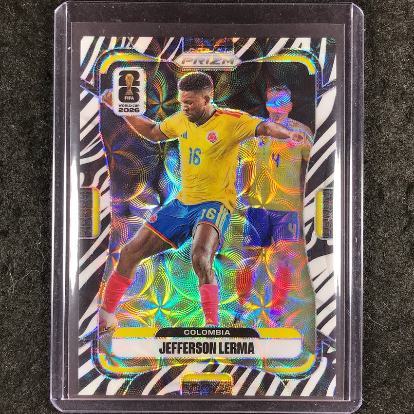 2026 Prizm FIFA World Cup JEFFERSON LERMA Choice Zebra #190