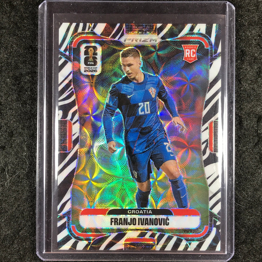 2026 Prizm FIFA World Cup FRANJO IVANOVIC Rookie Choice Zebra #194