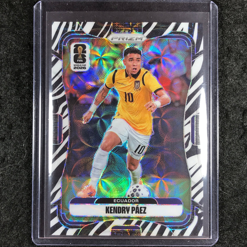 2026 Prizm FIFA World Cup KENDRY PAEZ Choice Zebra #217