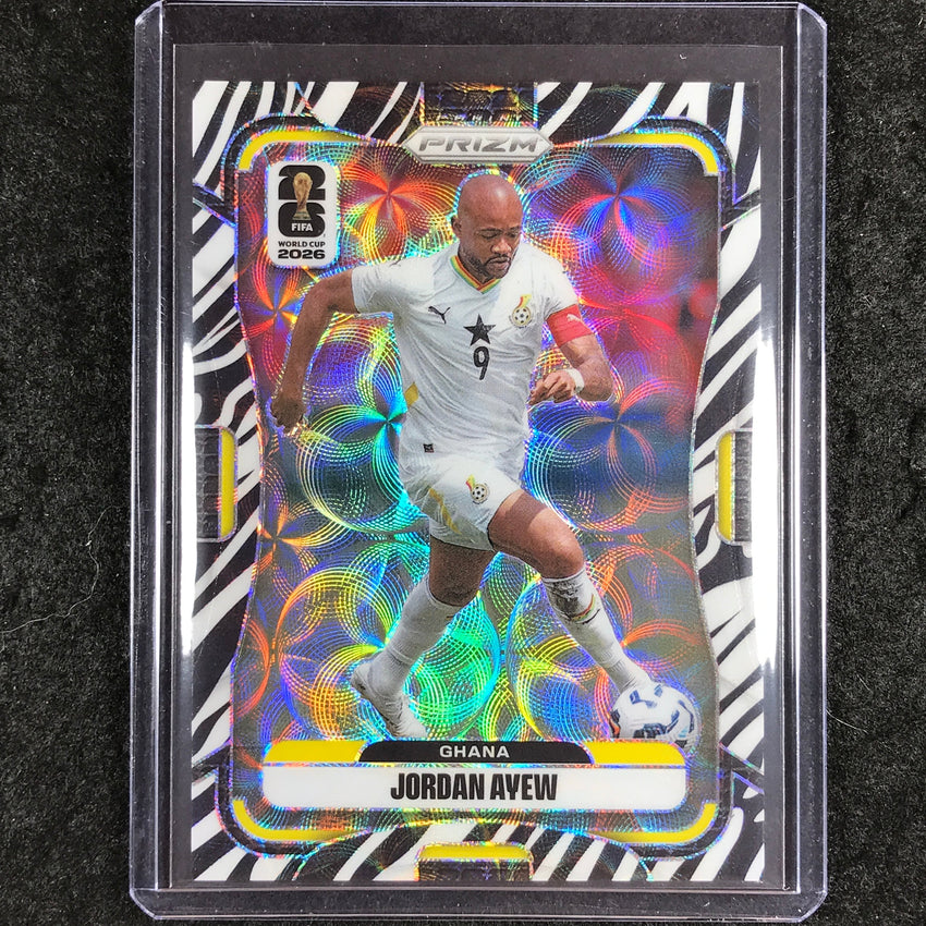 2026 Prizm FIFA World Cup JORDAN AYEW Choice Zebra #228