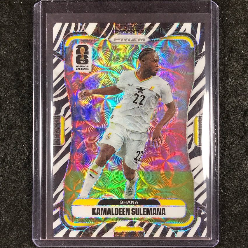 2026 Prizm FIFA World Cup KAMALDEEN SULEMANA Choice Zebra #230