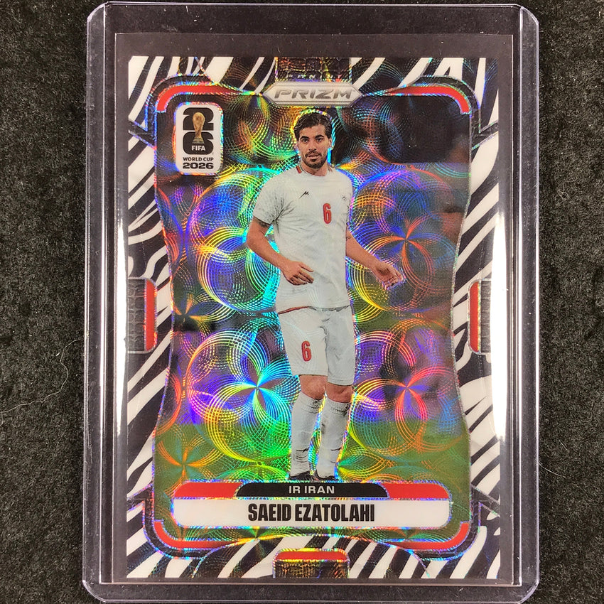 2026 Prizm FIFA World Cup SAEID EZATOLAHI Choice Zebra #245
