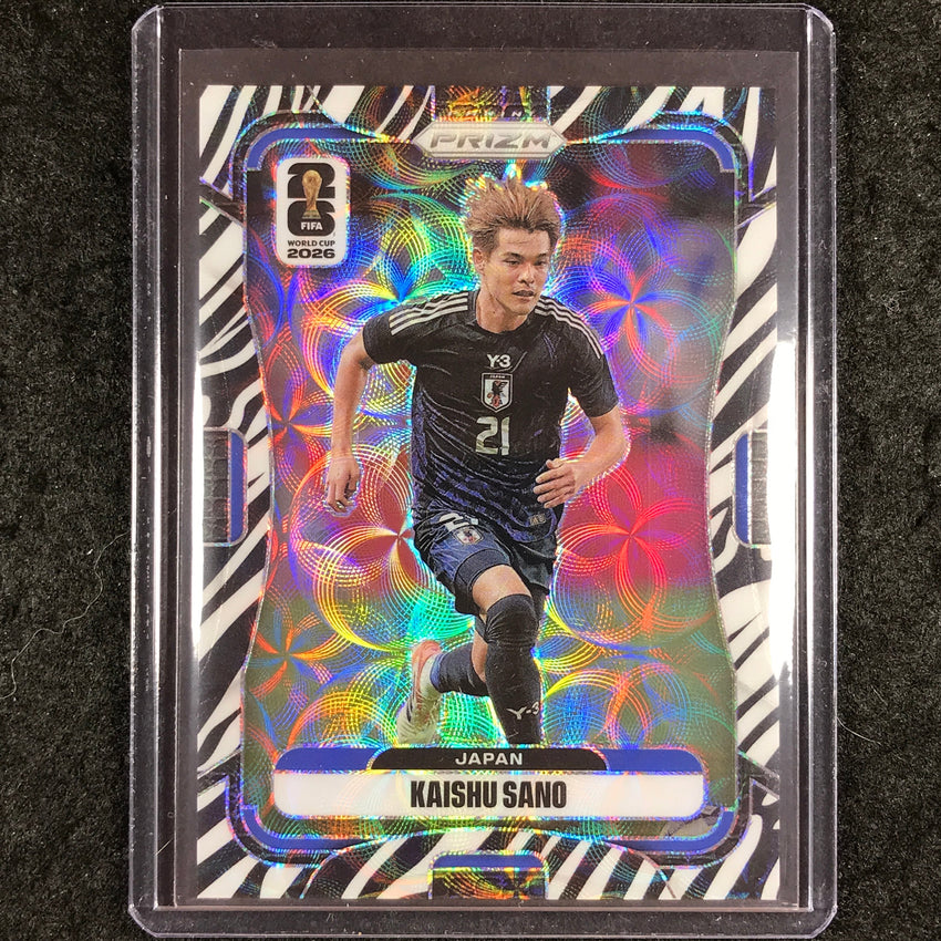 2026 Prizm FIFA World Cup KAISHU SANO Choice Zebra #261