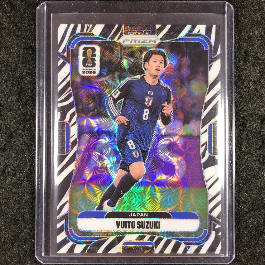 2026 Prizm FIFA World Cup YUITO SUZUKI Choice Zebra #267