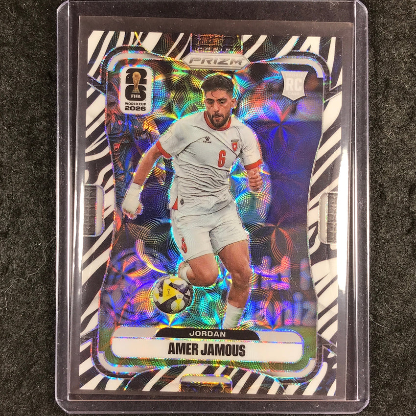 2026 Prizm FIFA World Cup AMER JAMOUS Rookie Choice Zebra #272