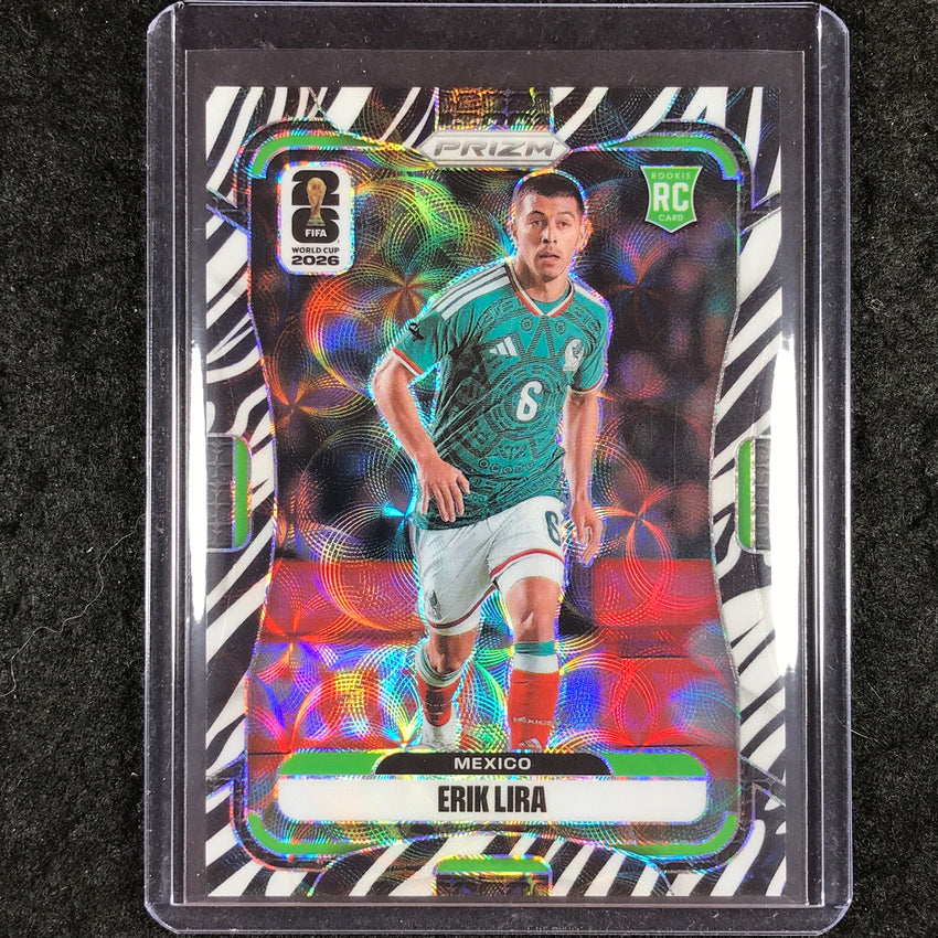 2026 Prizm FIFA World Cup ERIK LIRA Rookie Choice Zebra #286