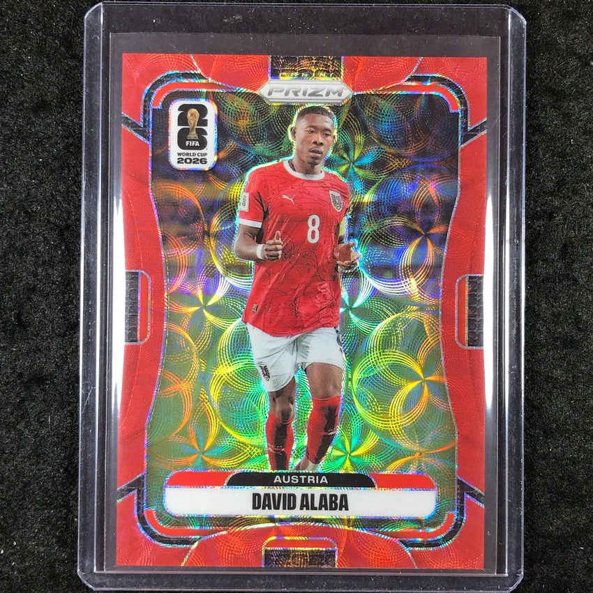 2026 Prizm FIFA World Cup DAVID ALABA Choice Red /85 #146