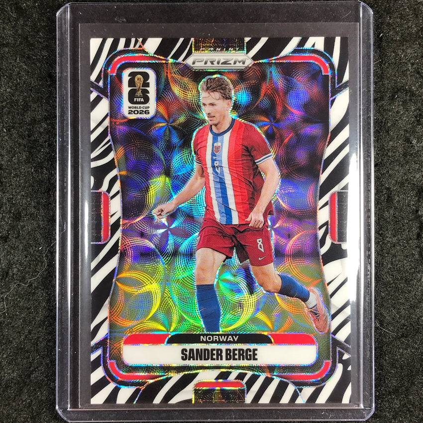2026 Prizm FIFA World Cup SANDER BERGE Choice Zebra #328