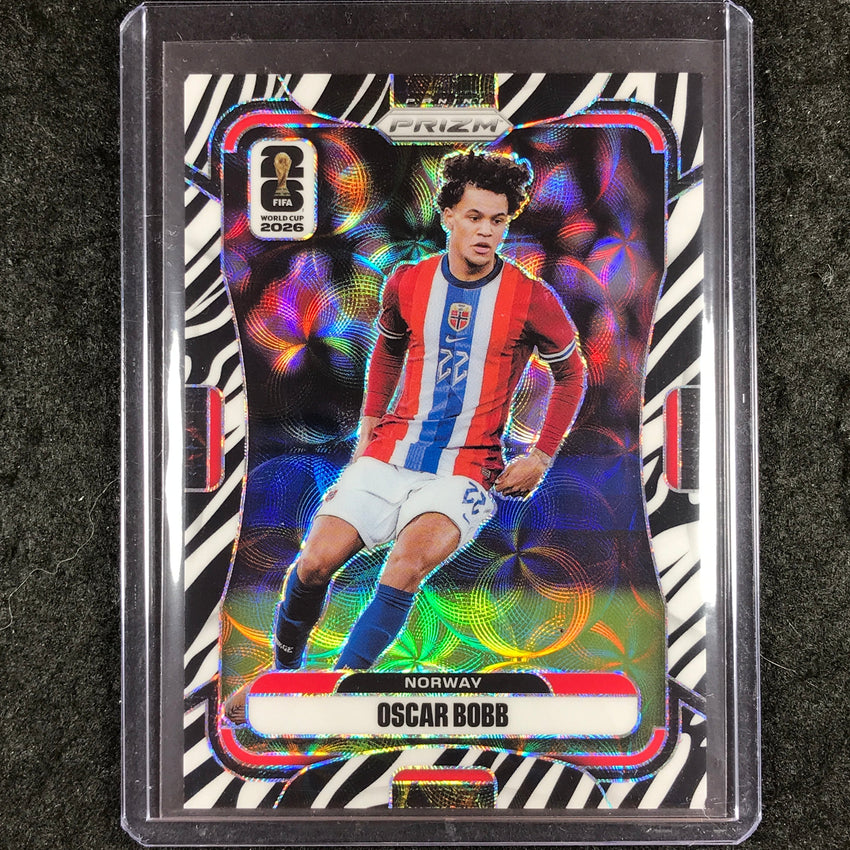 2026 Prizm FIFA World Cup OSCAR BOBB Choice Zebra #329