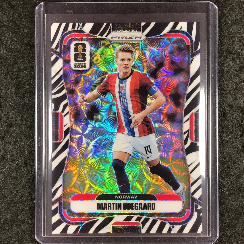 2026 Prizm FIFA World Cup MARTIN ODEGAARD Choice Zebra #330